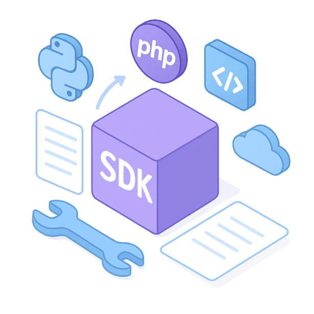 SDKهای چندزبانه (Python, PHP, JS)